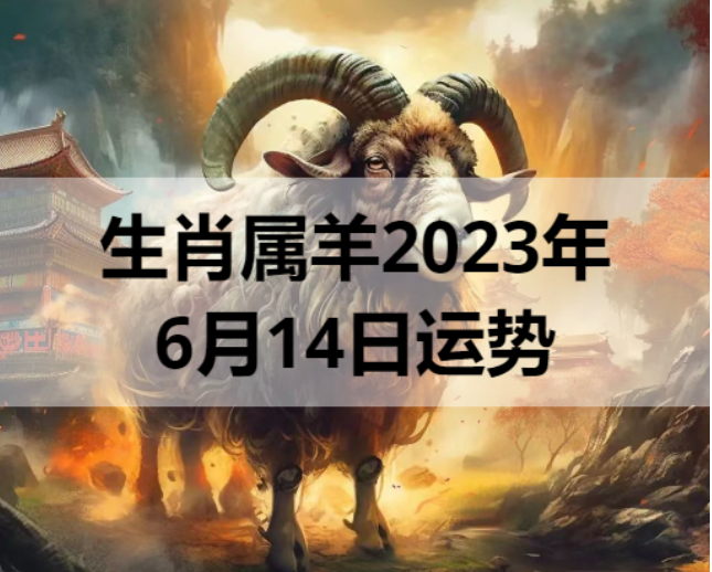 生肖属羊2023年6月14日运势