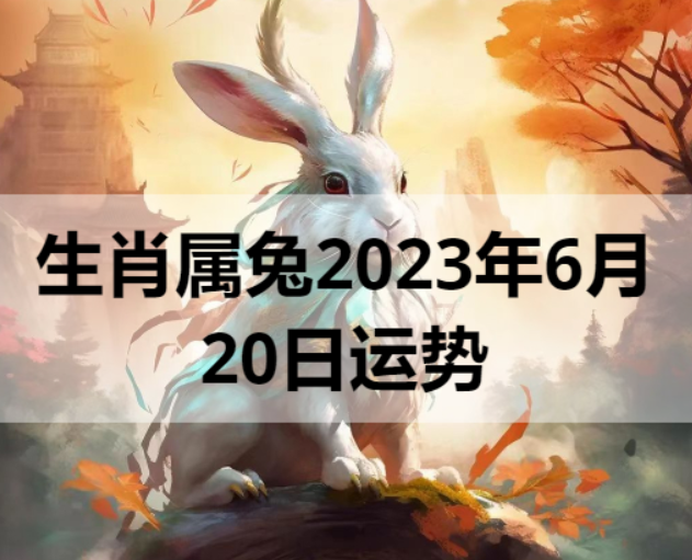 生肖属兔2023年6月20日运势