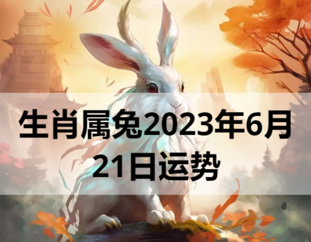 生肖属兔2023年6月21日运势