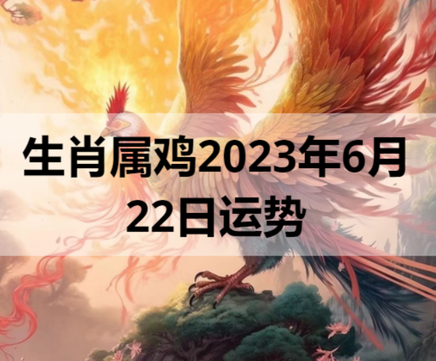 生肖属鸡2023年6月22日运势