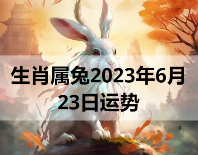 生肖属兔2023年6月23日运势