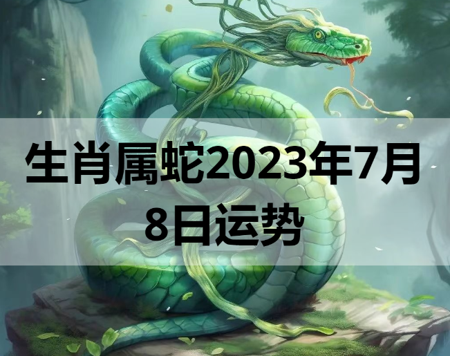 生肖属蛇2023年7月8日运势