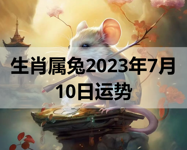 生肖属兔2023年7月10日运势