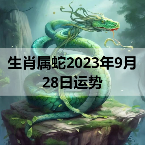 生肖属蛇2023年9月28日运势