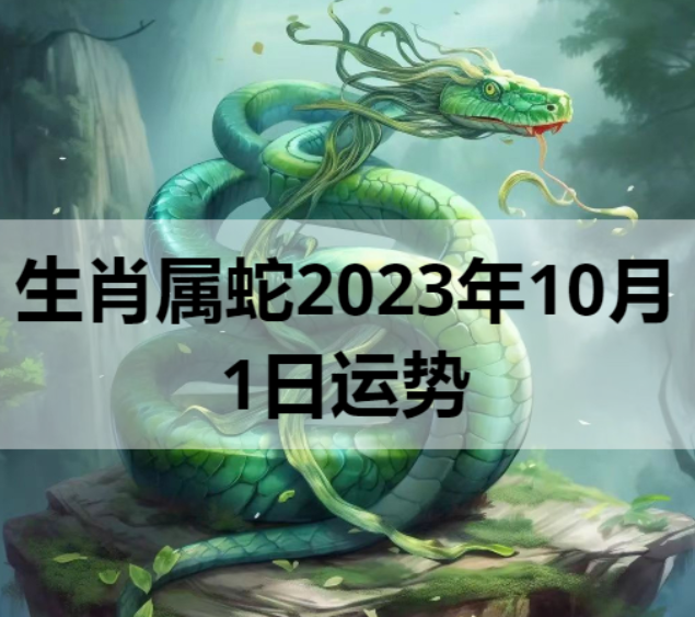 生肖属蛇2023年10月1日运势