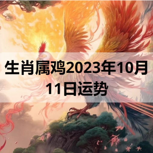生肖属鸡2023年10月11日运势