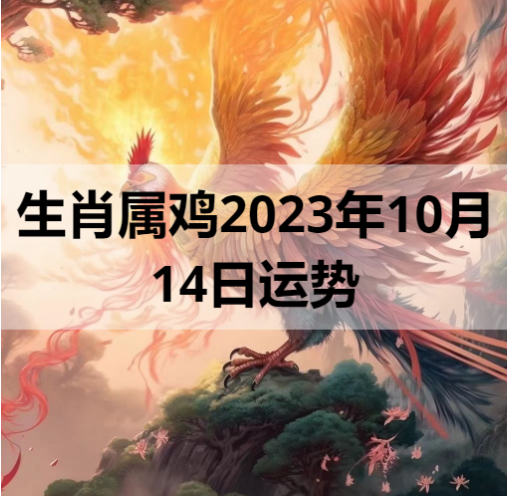 生肖属鸡2023年10月14日运势