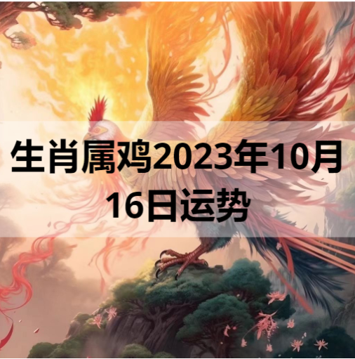 生肖属鸡2023年10月16日运势