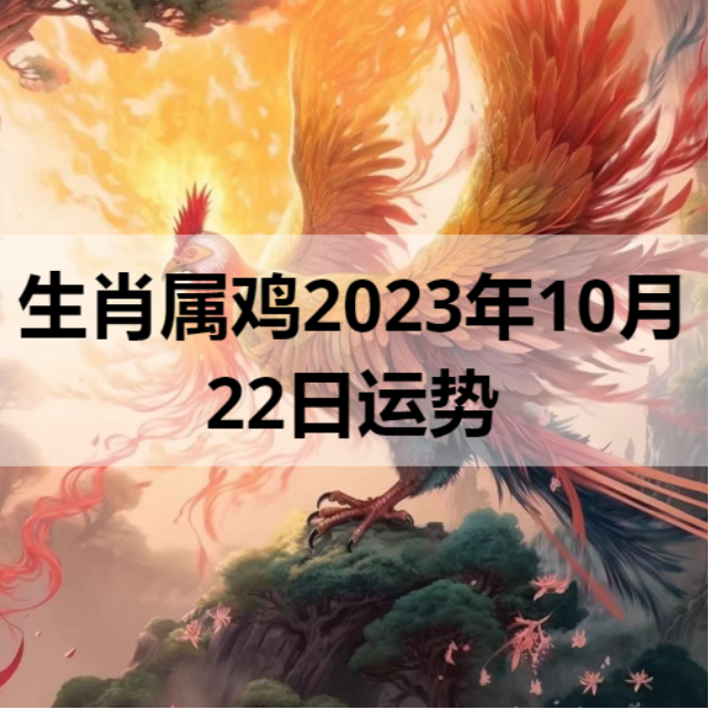 生肖属鸡2023年10月22日运势
