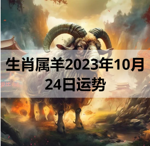 生肖属羊2023年10月24日运势
