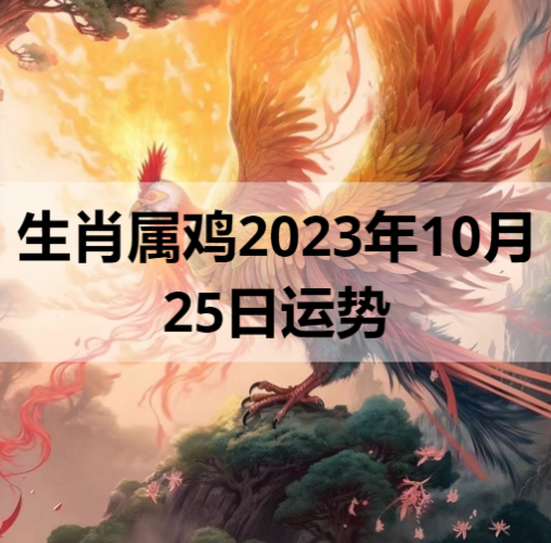 生肖属鸡2023年10月25日运势