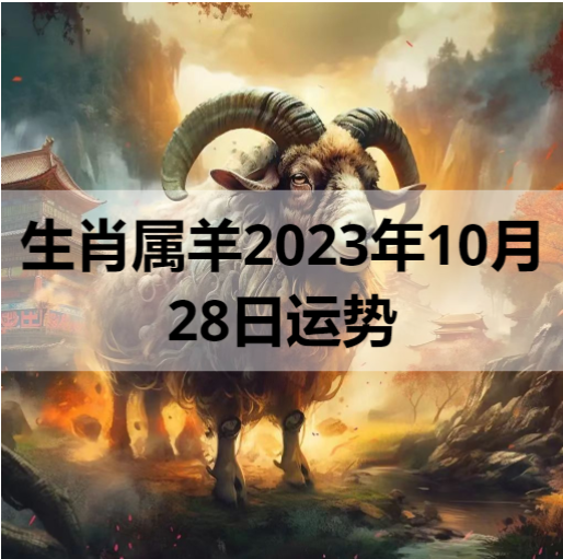 生肖属羊2023年10月28日运势