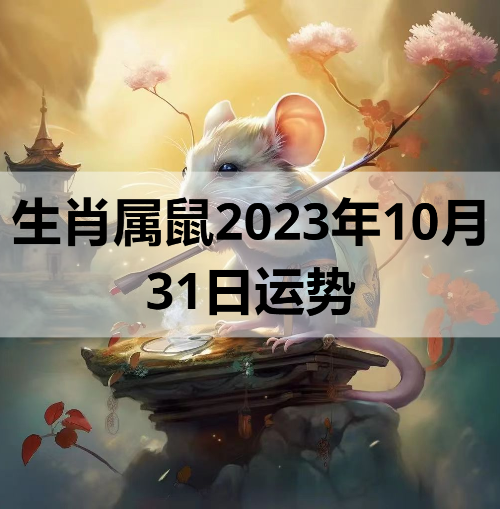 生肖属鼠2023年10月31日运势