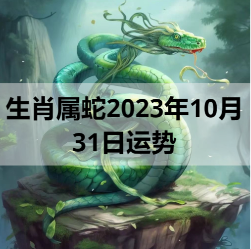 生肖属蛇2023年10月31日运势