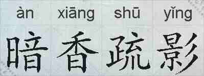 暗香疏影的拼音