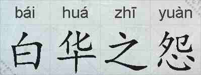 白华之怨的拼音