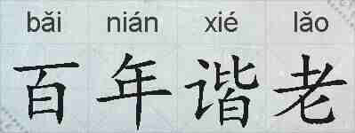 百年谐老的拼音