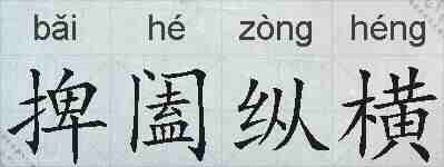 捭阖纵横的拼音