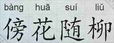 傍花随柳的拼音