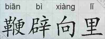 鞭辟向里的拼音