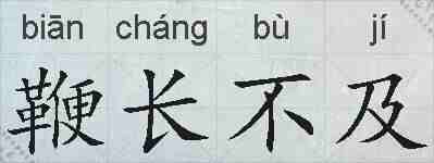 鞭长不及的拼音