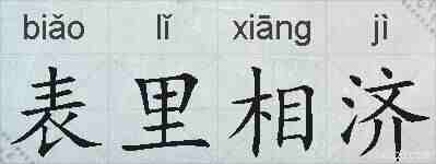 表里相济的拼音