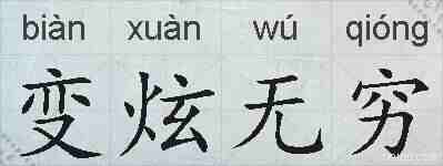 变炫无穷的拼音