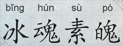 冰魂素魄的拼音