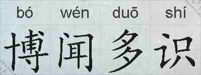 博闻多识的拼音