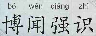 博闻强识的拼音