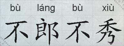 不郎不秀的拼音
