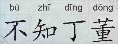 不知丁董的拼音
