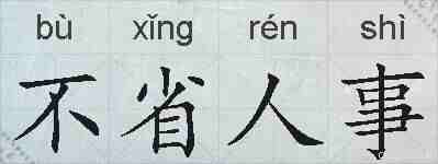 不省人事的拼音