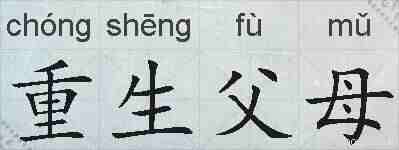 重生父母的拼音