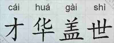 才华盖世的拼音