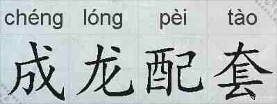 成龙配套的拼音