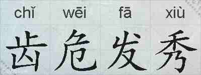 齿危发秀的拼音