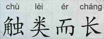 触类而长的拼音