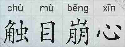 触目崩心的拼音