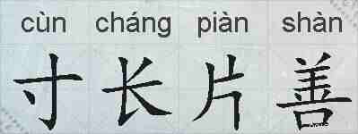 寸长片善的拼音