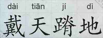 戴天蹐地的拼音