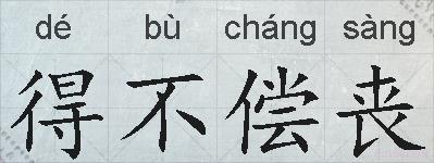 得不偿丧的拼音