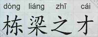 栋梁之才的拼音