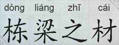 栋梁之材的拼音