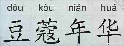 豆蔻年华的拼音
