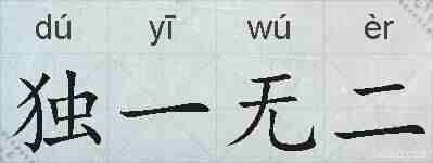 独一无二的拼音