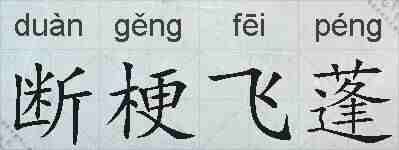 断梗飞蓬的拼音