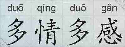 多情多感的拼音