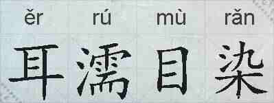 耳濡目染的拼音