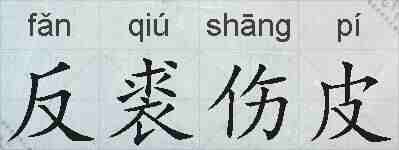 反裘伤皮的拼音